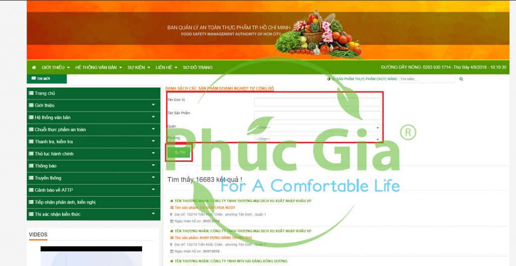 Cách Thức Tra Cứu Kết Quả Tự Công Bố Sản Phẩm Trên Cổng Thông Tin Điện Tử