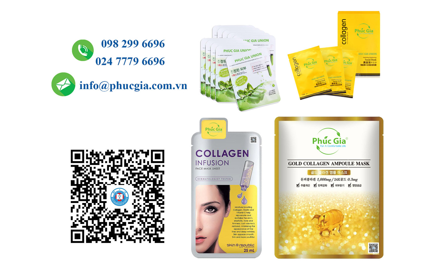 Công Bố Mỹ Phẩm Mặt Nạ Collagen Nhập Khẩu