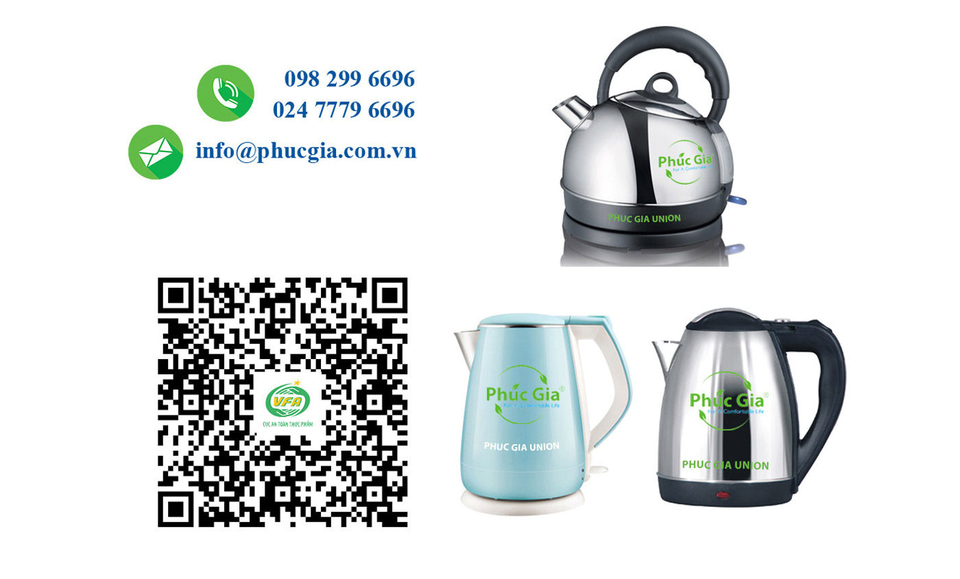 Công Bố An Toàn Thực Phẩm Cho Ấm Siêu Tốc Nhanh