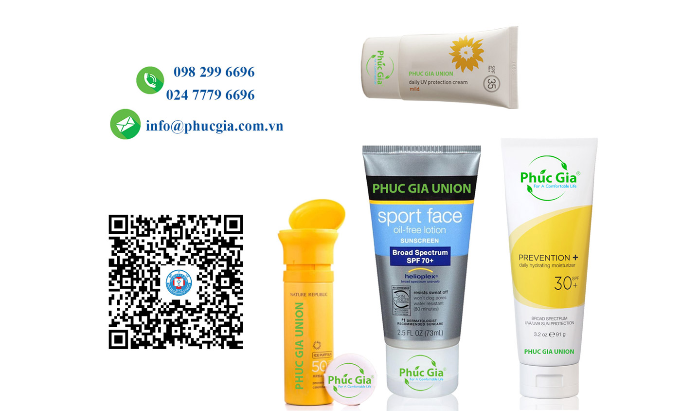 Công Bố Mỹ Phẩm Kem Chống Nắng Nhập Khẩu