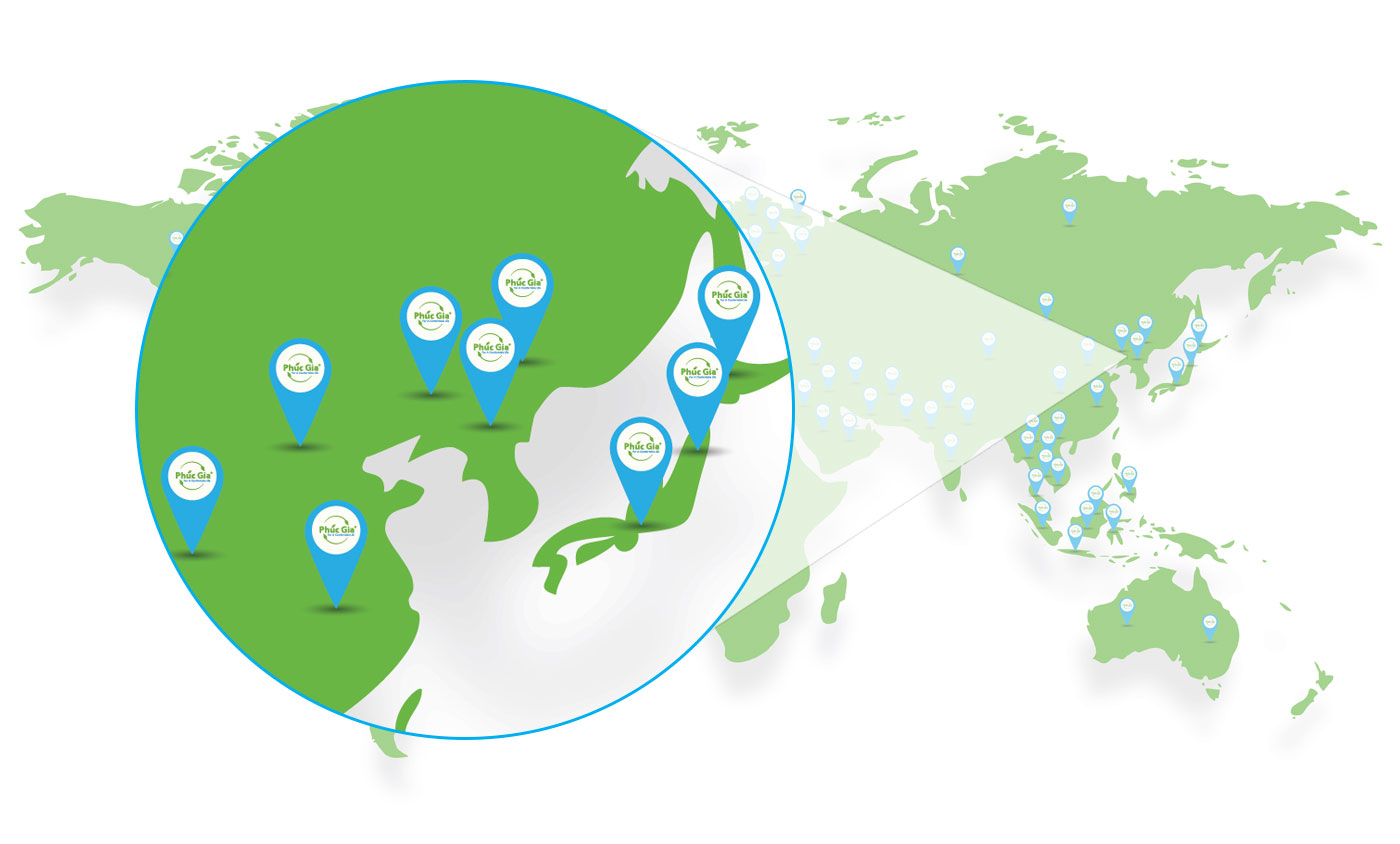 Logistics Phúc Gia Khu Vực Đông Á