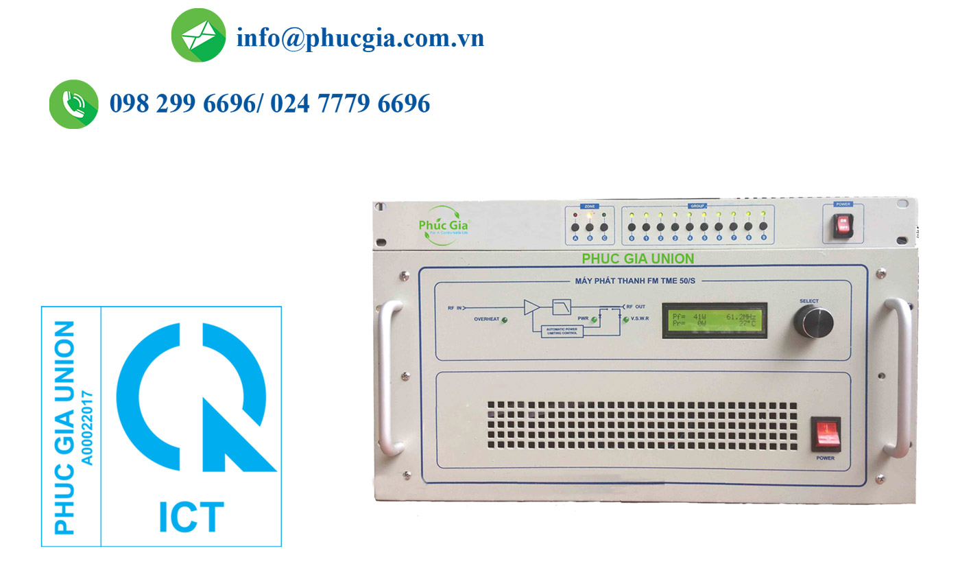 Dịch Vụ Chứng Nhận Và Công Bố Hợp Quy Cho Hợp Quy Thiết Bị Truyền Thanh Không Dây Sửa Dụng Kỹ Thuật Điều Tần FM Băng Tần Từ 54 MHz Đến 68 MHz