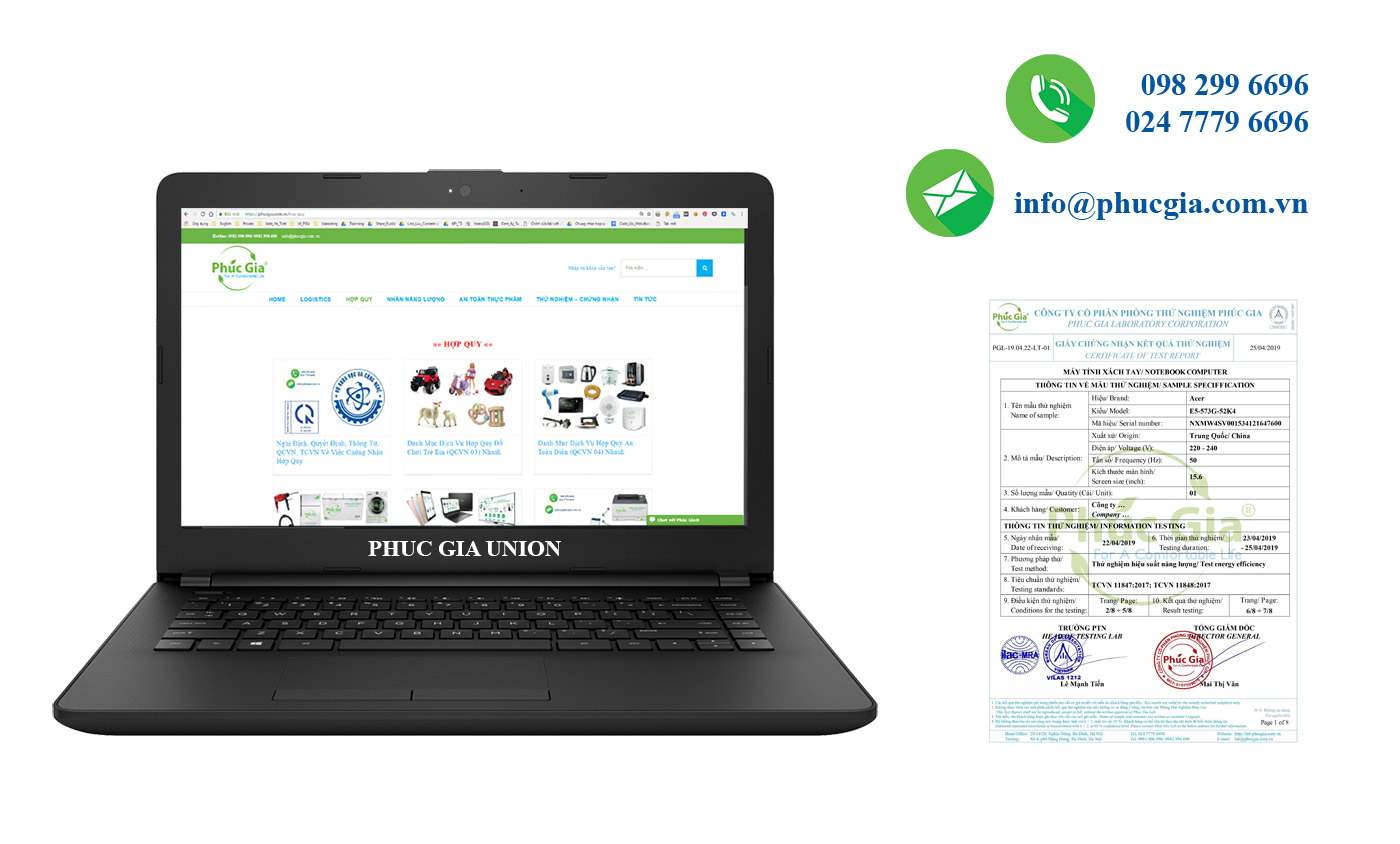 Kết Quả Thử Nghiệm Hiệu Suất Năng Lượng Laptop/ Máy Tính Xách Tay