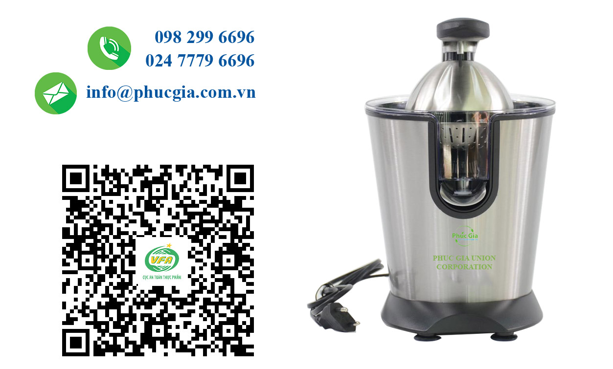Công Bố An Toàn Thực Phẩm Cho Máy Vắt Cam