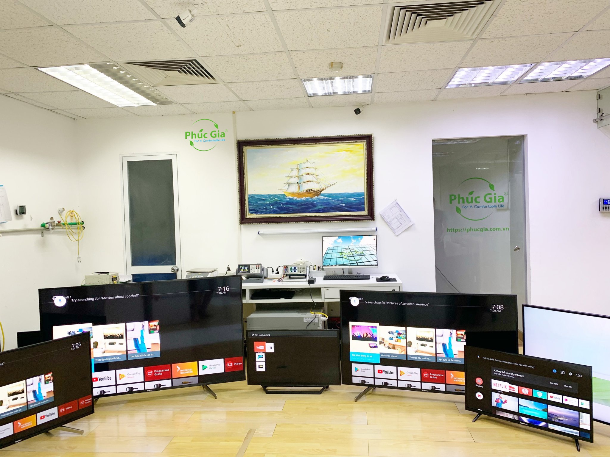 Tiếp nhận mẫu Tivi
