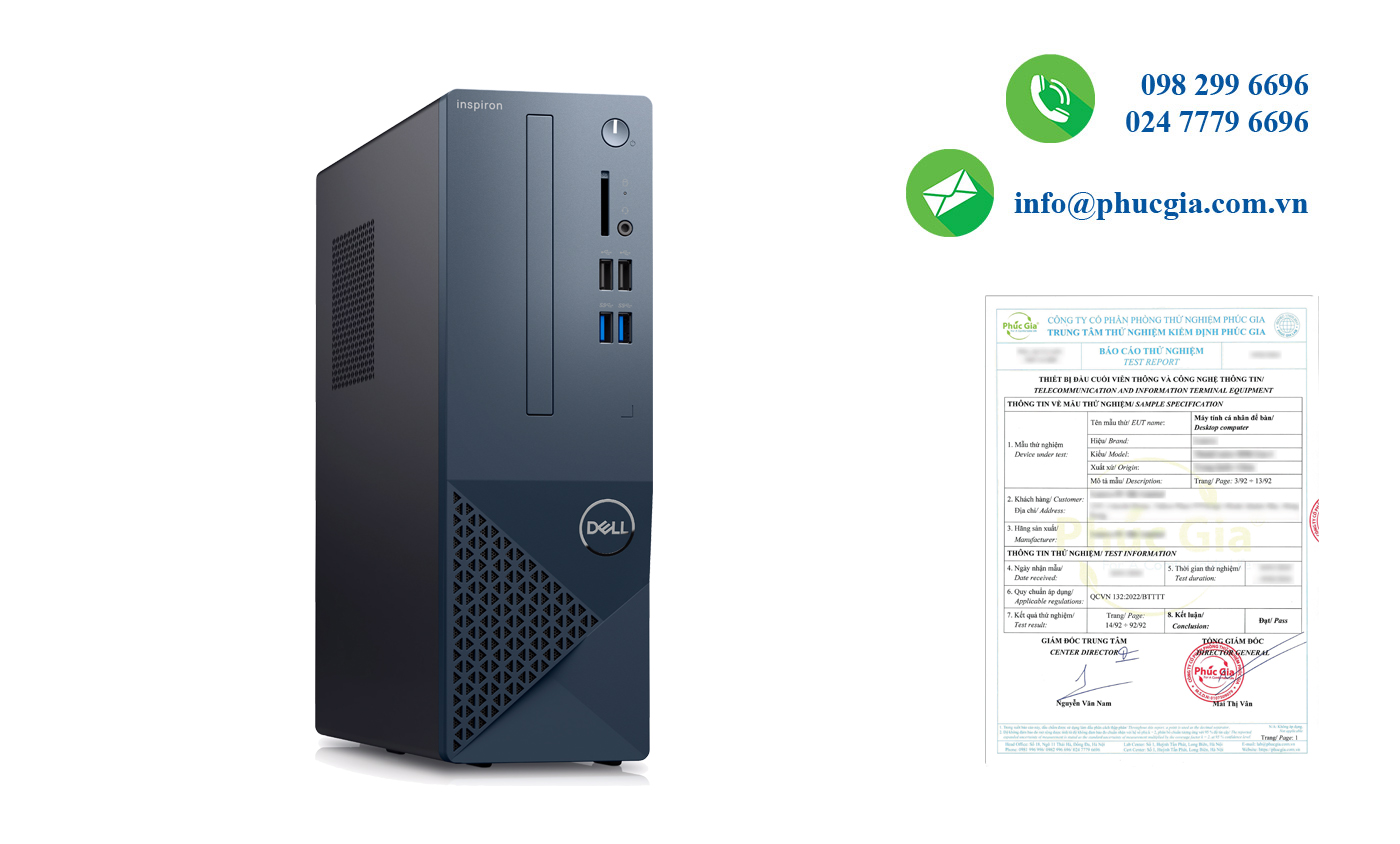 Kết Quả Thử Nghiệm Máy Tính Để Bàn (Desktop) Theo QCVN 132:2022/BTTTT