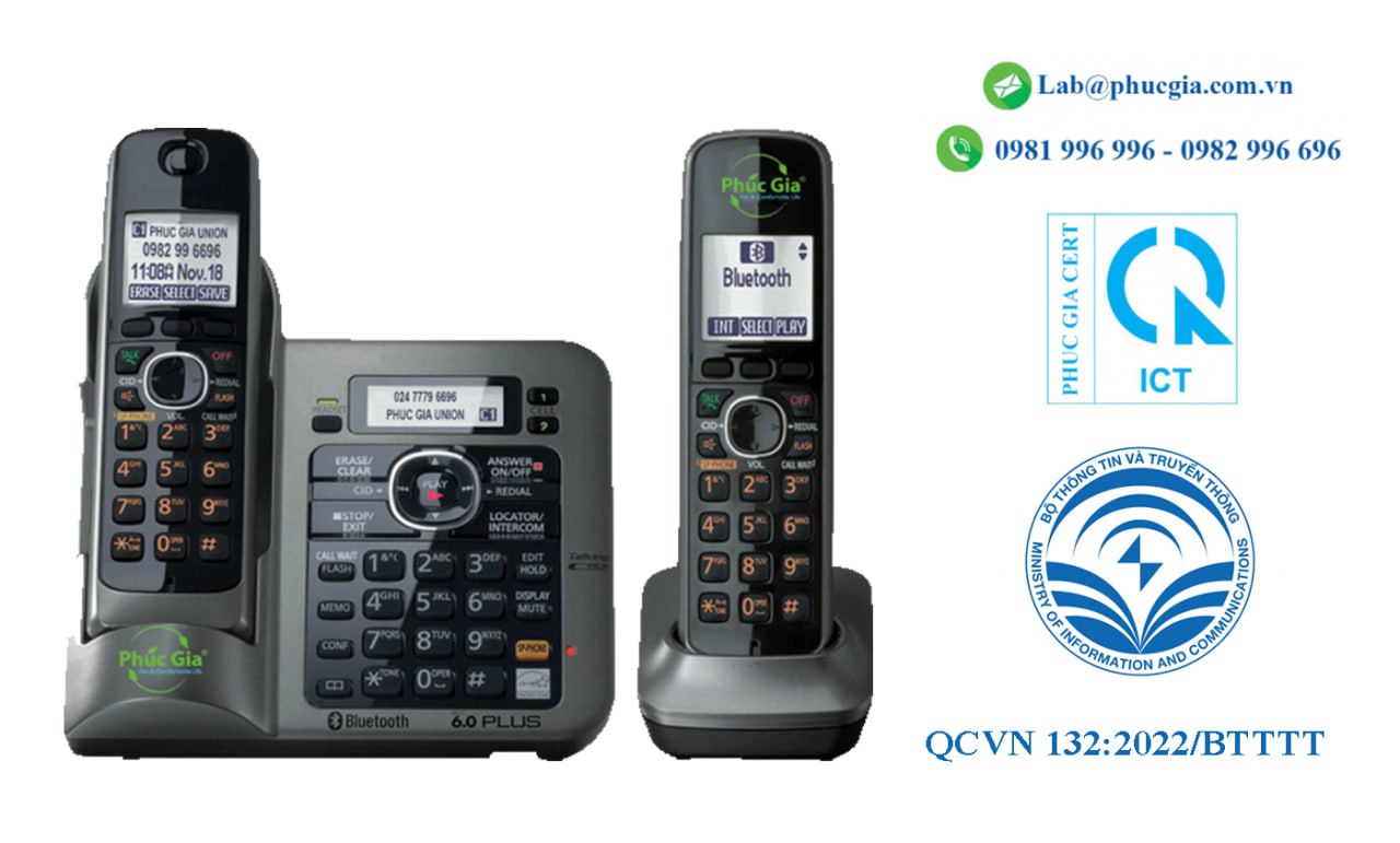 Hướng Dẫn Thử Nghiệm Điện Thoại Không Dây Theo QCVN 132:2022/BTTTT