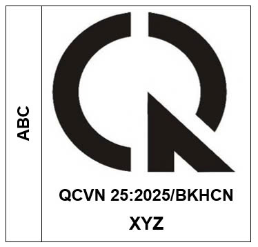 Dấu hợp quy QCVN 25:2025/BKHCN 