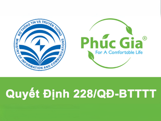 Phúc Gia Được Bộ Thông Tin Và Truyền Thông Chỉ Định Thử Nghiệm Thiết Bị Viễn Thông & CNTT Theo Quyết Định 228/QĐ-BTTTT